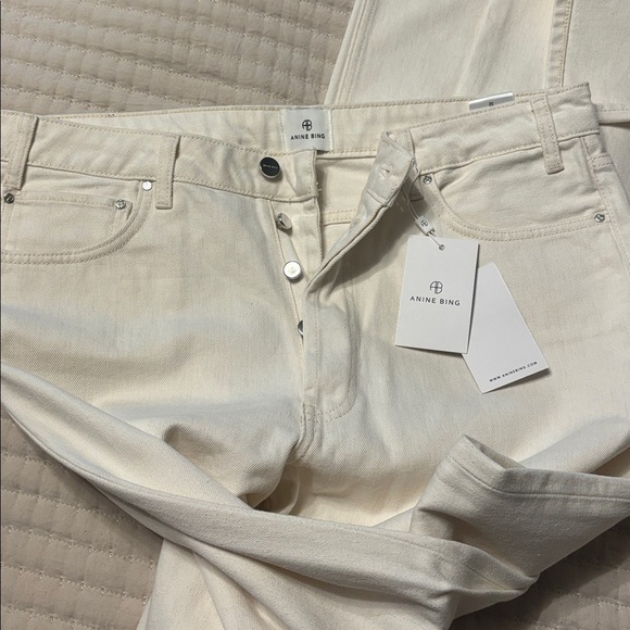 BNWT ANINE BING Roy jeans- white- - Picture 4 of 9